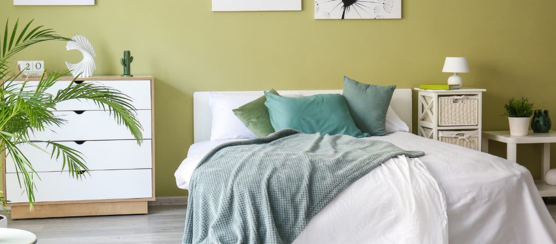 An image of Dayanna Volitich's non-toxic bedroom
